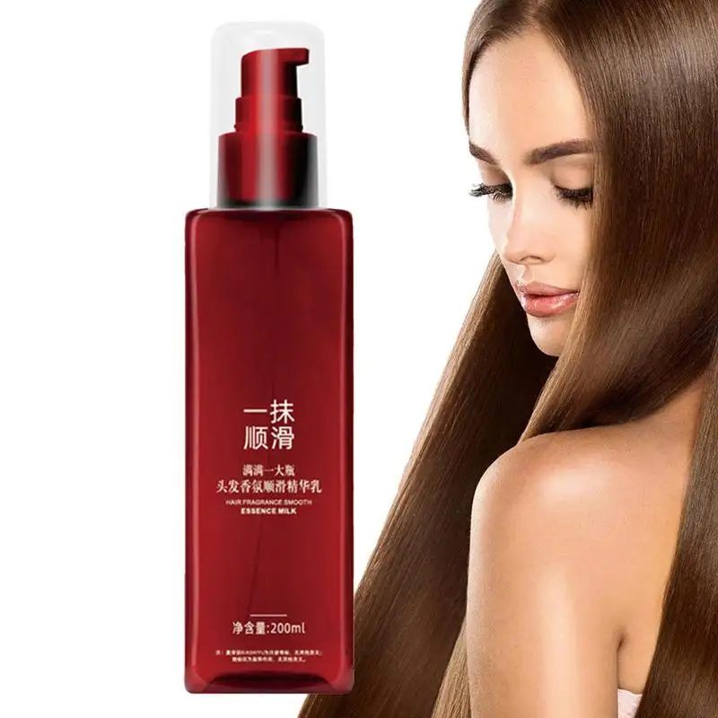 

200ml Hair Smoothing Leave-in Conditioner Repairing Damaged Hair Professional Smooth Glossy Soft Hair Essence For Women