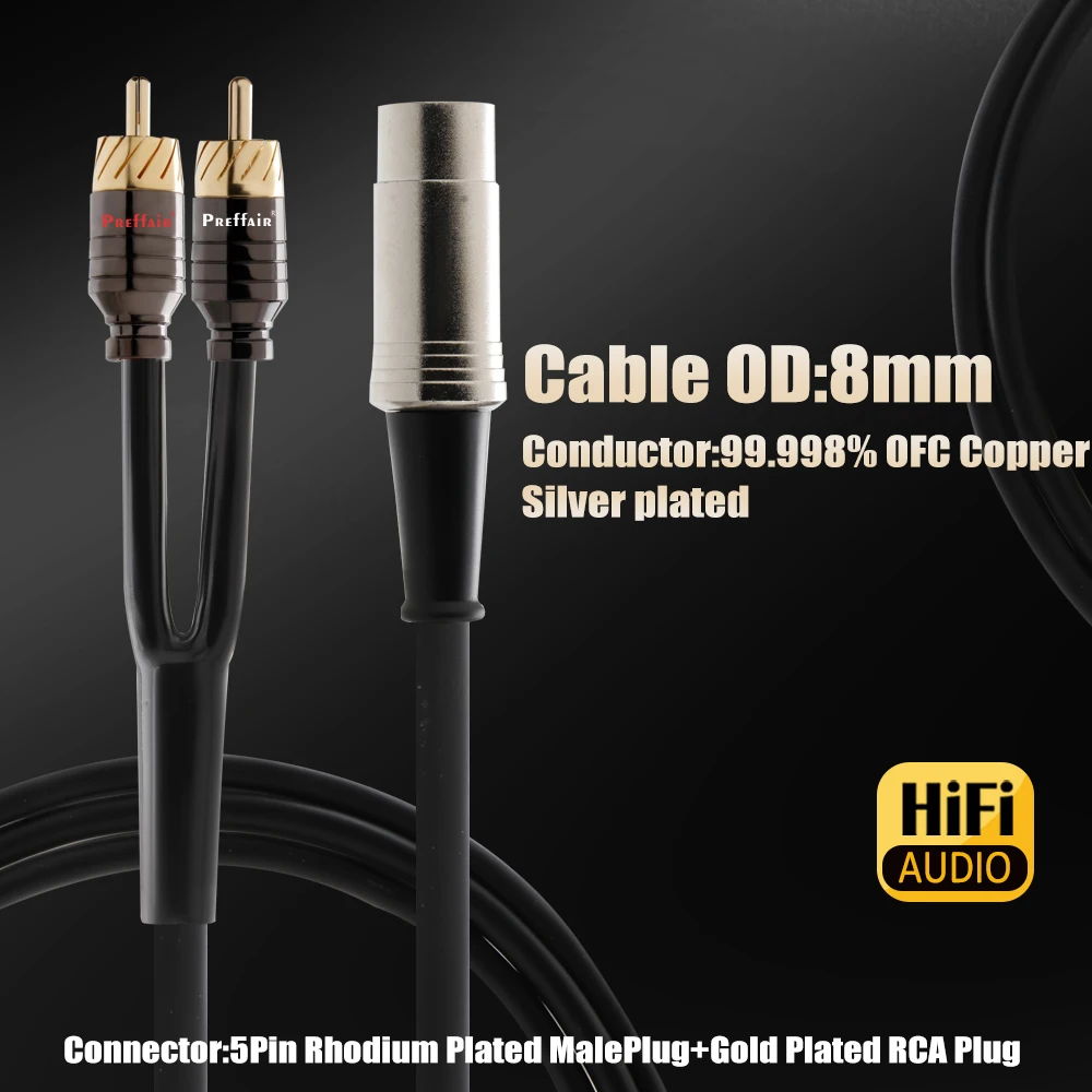 Cabo Áudio Poyiccot 7 Pinos Mini-DIN - 1.5m | Para Bang & Olufsen E Naim