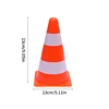 10pcs 23cm Reflective Cone Soccer Training Obstacles Agility Training Equipment Road Warning Barricade 4
