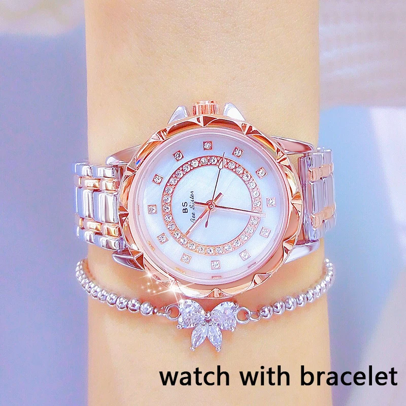 Korean Version White Ceramic Watch for Ladies Pressed Luxury Diamond Dial  Japanese Movement Quartz Watches Relogio Feminino - AliExpress