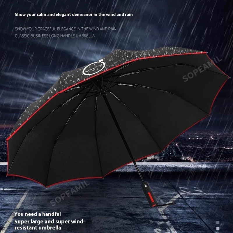 Volvo XC40 XC60 XC70 XC90 V40 V50 V60 C30 C70 S40 S60 V70 V90 S80 S90 Car Umbrella Automatic Folding UV Sun Protection Sunshade