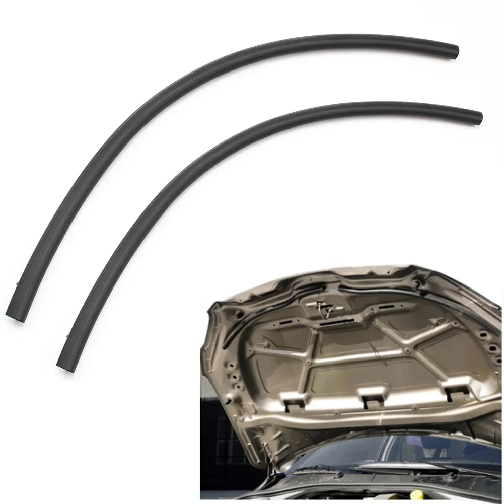 2Pcs for Peugeot 301 2014- Citroen Elysee Front Engine Hood Sound-proof Seal Strip