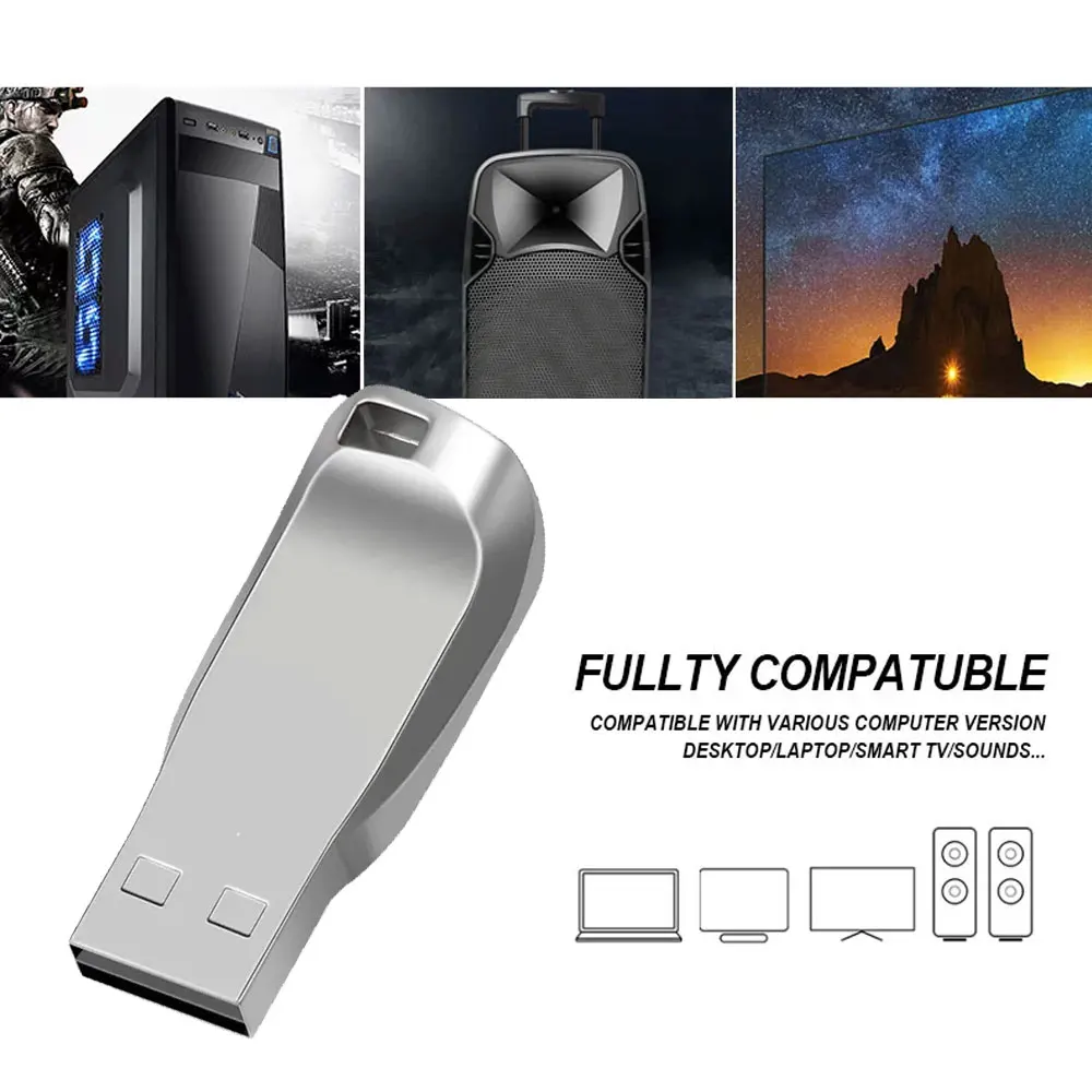 USB Flash Drive Metal 4GB 8GB 16GB 32gb 64 gb 64gb 128gb Flash Memory Stick usb flash drive flash drive