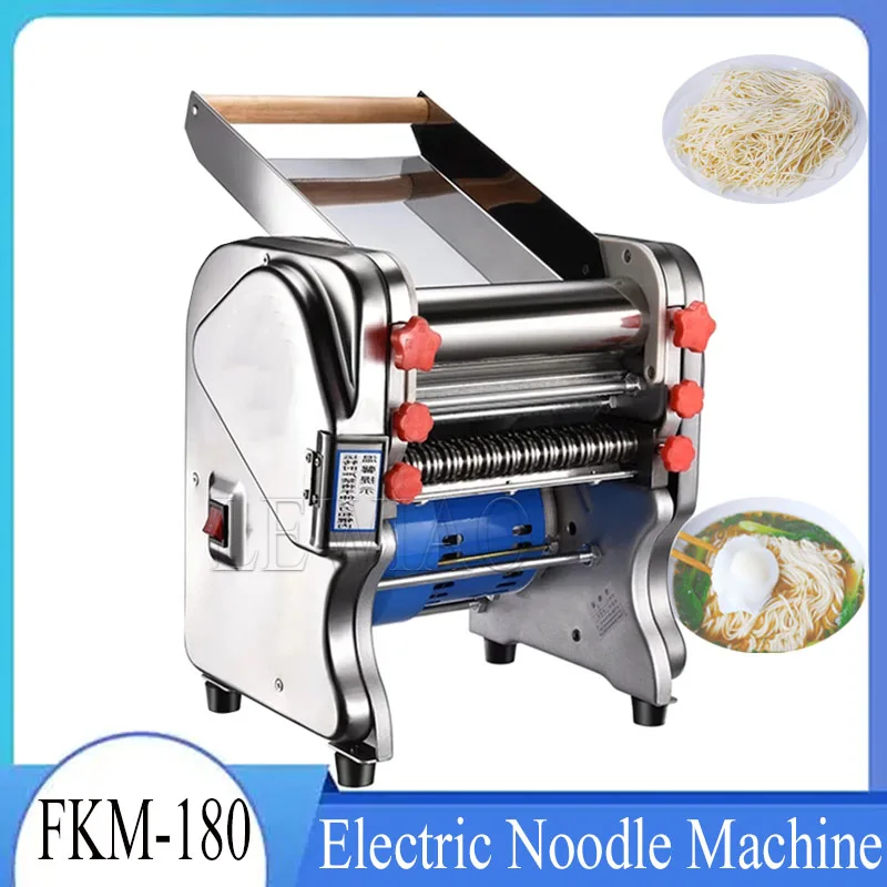 

Household Small Electric Dough Press Commercial Dough Machine Stainless Steel Dumpling Wrapper Machine Noodle Maker Automatic