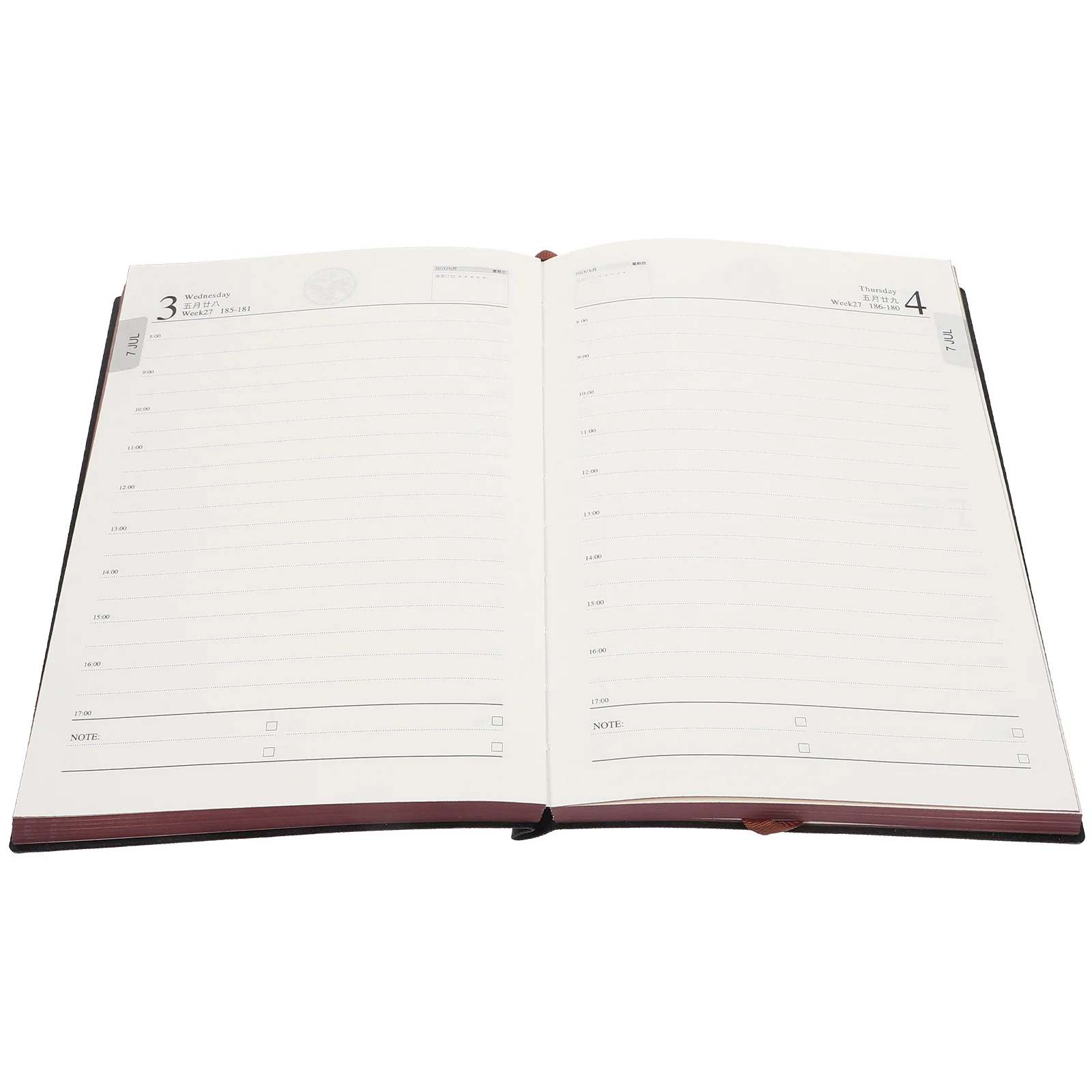 

Daily Schedule Notepad Office Agenda Notepad Delicate Journaling Planner Notebook