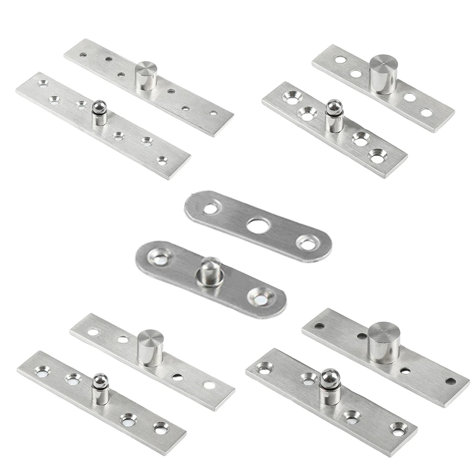 Stainless Steel 360 Degree Rotary Door Pivot Up And Down Hinge For Wooden Door Cabinet Furniture Hardware