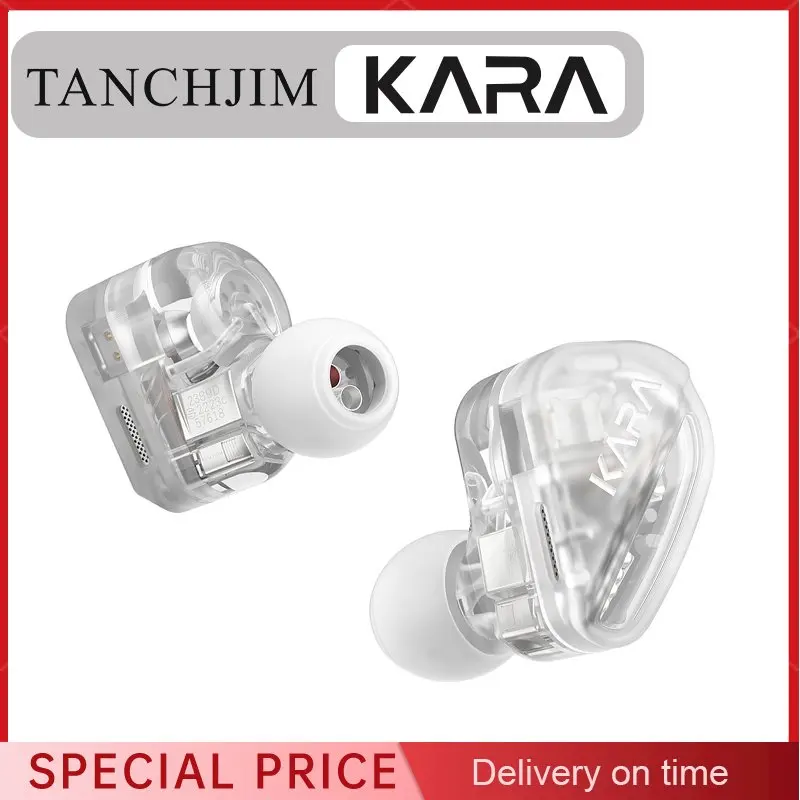 

TANCHJIM KARA 1DD+4BA Hybrid Earphone with 0.78 2Pin Cable Earbud Studio DJ Audiophile Earphones