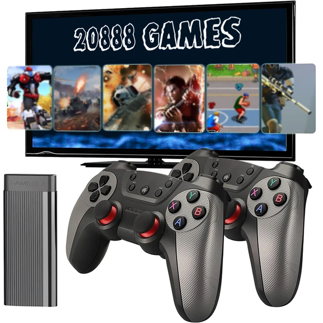 Video Game Console 4k Games Stick High-end Metal Material Gift With Gaming  Handle Wireless Gamepad Built-in 9 Classic Emulators - AliExpress, high end  games 