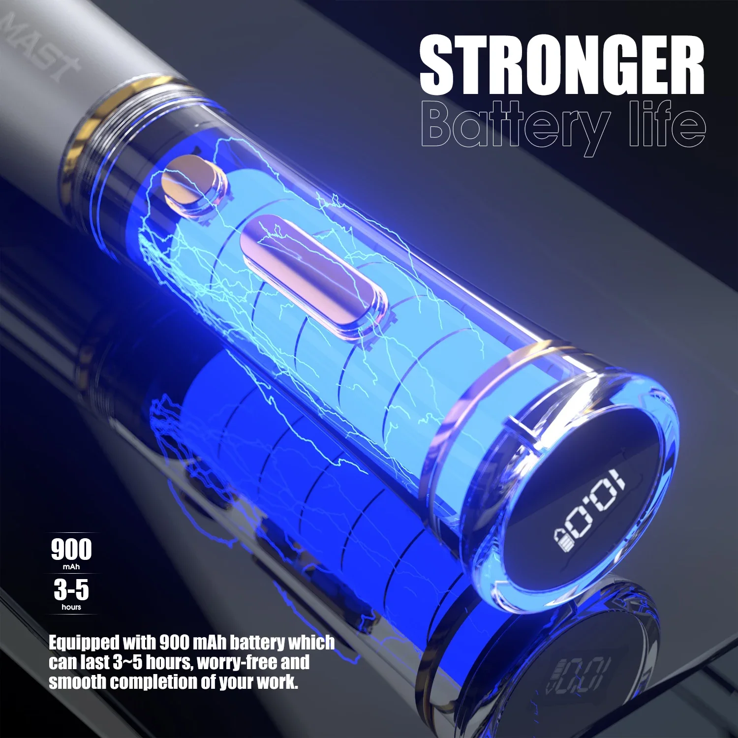 マストピース40アートメイクロータリーペンマシン、カートリッジ付き