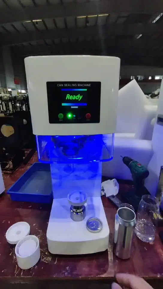 インテリジェント缶シーリング機,5.5mm自動回転式ペットボトル,ビール インテリジェント缶シーリング機,5.5mm自動回転式ペットボトル,ビール