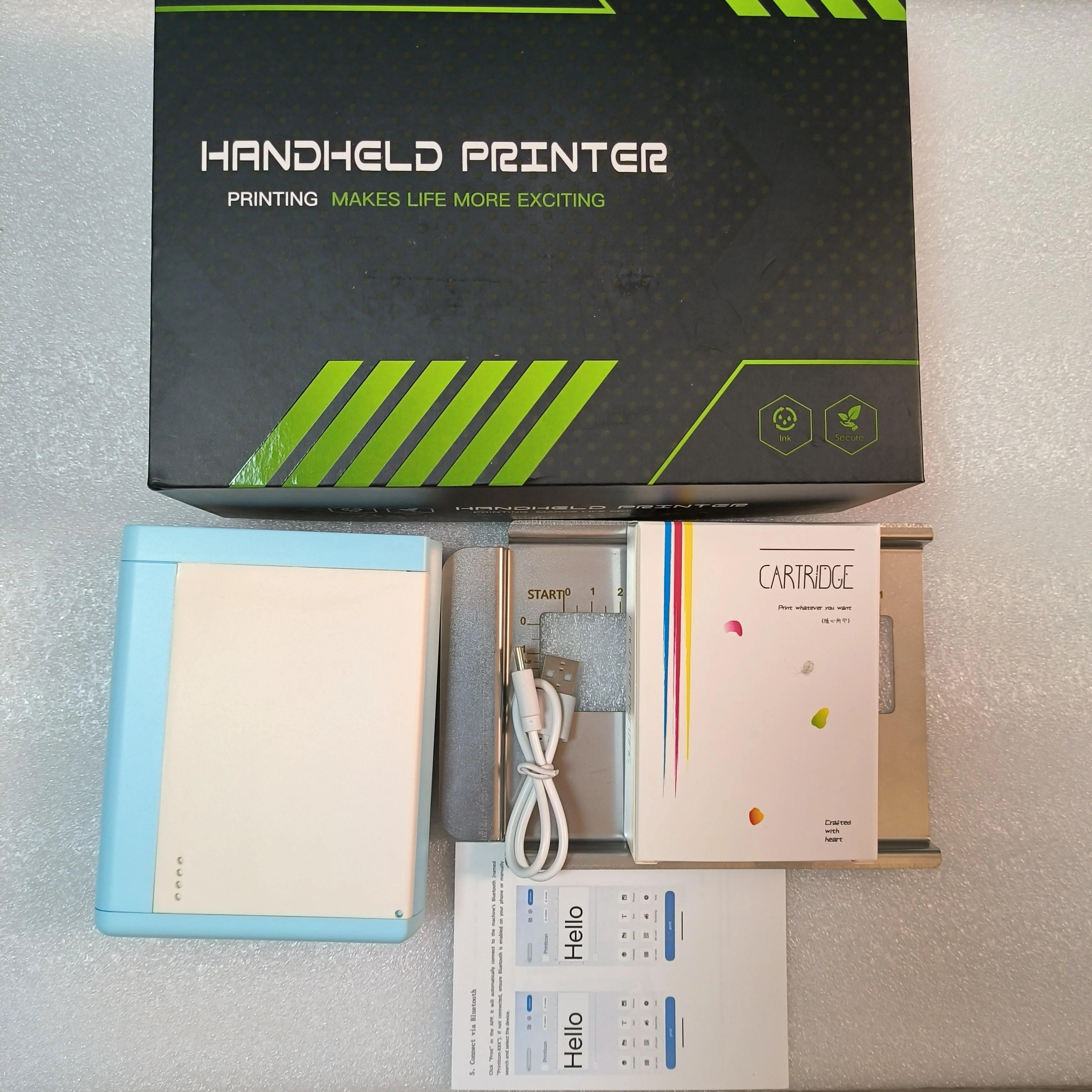 Mini Handheld Bluetooth Mobile Color Portable Bluetooth Printers Handheld Inkjet