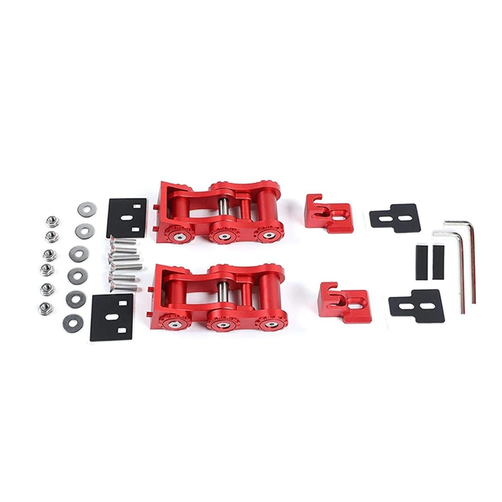 

Модель JL, алюминиевая деталь для автомобиля 2018-2021 Jeep Wrangler JL JLU & 2020-2021 Jeep Gladiator JT, красная