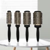Hair Brush Comb Professional High Temperature Resistant Ceramic Iron Round Comb 5 Sizes For Blow Dry Salon Styling Tools 5