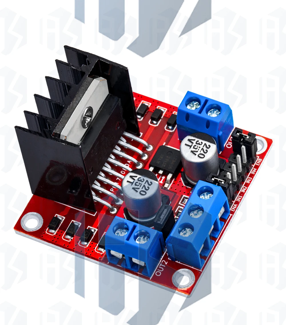 1PCS EGBO Dual H-Brücke DC Schrittmotor-Antriebs-Controller-Board-Modul L298N für Arduino Smart Car Robot – Detail 24