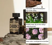 Parfums arabes pour hommes et femmes, 100 ml, parfum musqué, vaporisateur de parfum, phéromone pour flirter, longue tenue, floral, attirant, cadeau de la Saint-Valentin 4