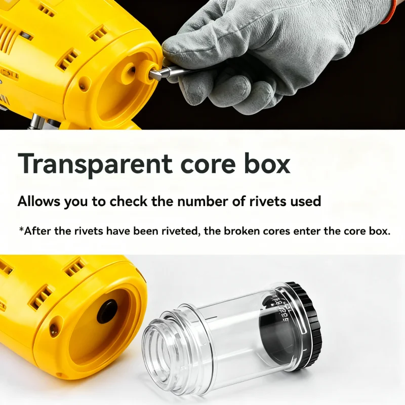 KYS 2.4-6.4MM Electric Rivet Gun Cordless Brushless Industrial Grade powet tool