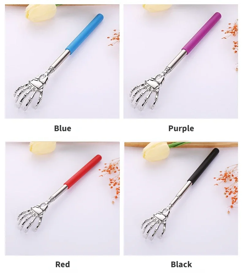 Ultimate Telescopic Stainless Steel Back Scratcher - Adjustable Claw for Relaxation & Comfort