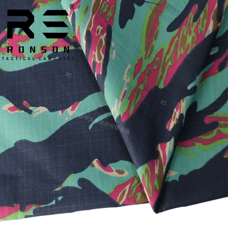 50% Nylon 50% Cotton Ripstop fabric MIAMI Camouflage NYCO5050 tactical fabric for uniform