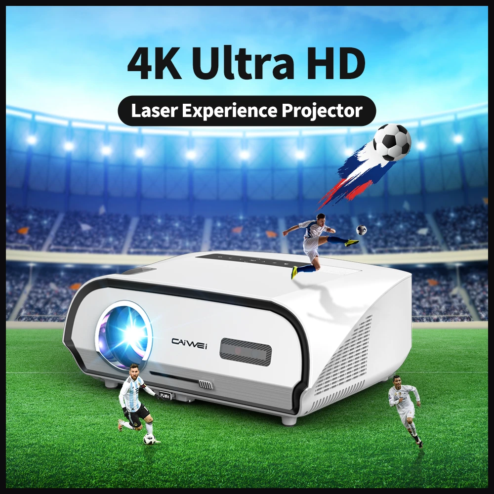 Eug Full Hd 1080p Projector For Outdoor Dual Wifi Led 2k 4k Video Movie