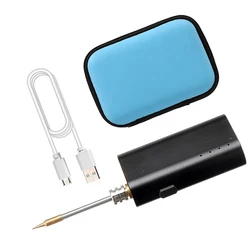 Fer à souder électrique 5v 20w, Portable, chargement sans fil, avec USB, 3 pièces 