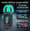 268B Digital Clamp Meter 60A 1000V AC DC Current Clamp True RMS Clamp Amperemeter Voltmeter Diode Temperature Capacitance Tester 2