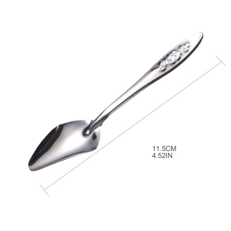 Bird Parrot Feeder Spoon Stainless Steel Milk Feeding Set of 8 Liquid Diet Feeding for Baby Birds