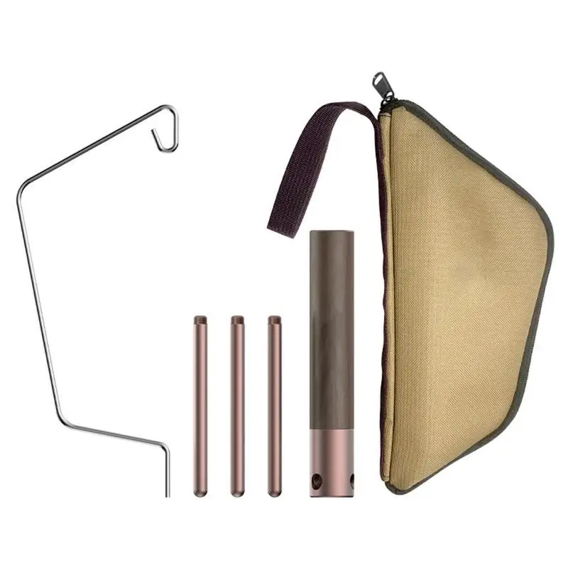 

Camping Lantern Stand Portable Lamp Stand Hook Triangular Support Outdoor Camping Lamp Stand Pole Adjustable Lantern Pole