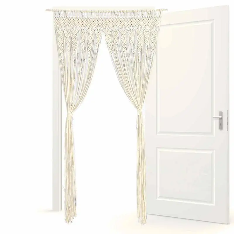 

Настенная подвесная занавеска, богемная дверь, окно, подвесная занавеска, украшение для спальни, гостиной, свадьбы, вечеринки, нам