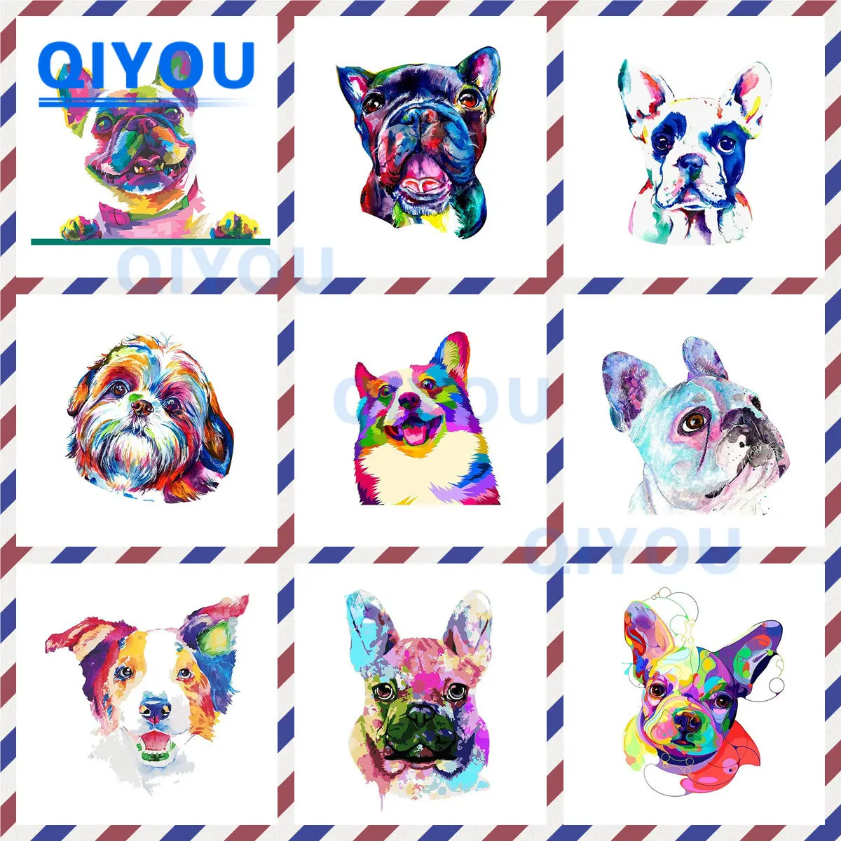 

High Quality Color French Bulldog Car Stickers Exterior Accessories for Die-cut PVC Decal for Car Body Windshield Trolley Cases
