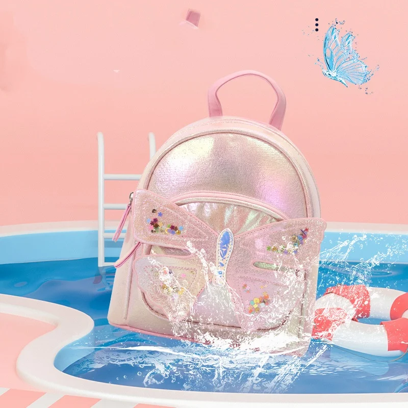 Personalized Big Tail Cat Butterfly Shape Cute and Cute Kindergarten Princess Girl Backpack Children's Backpack 5
