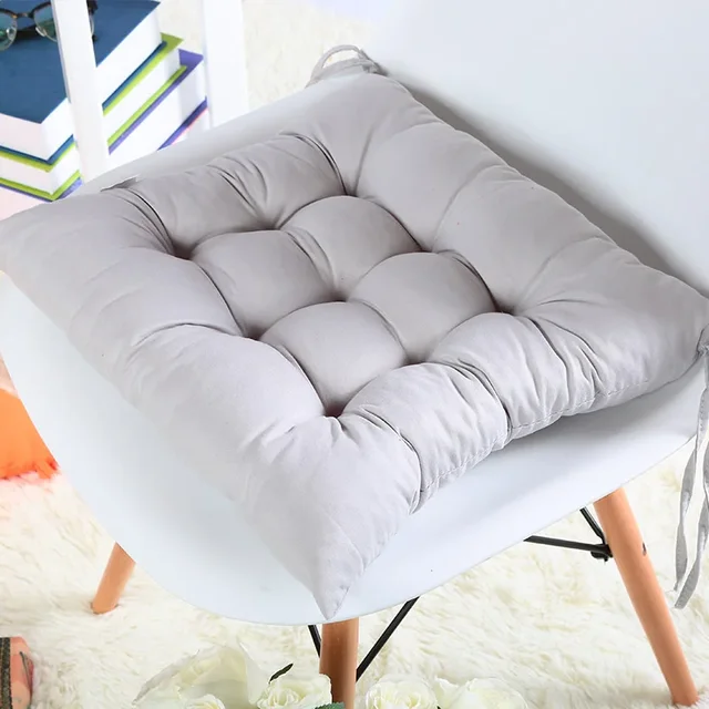 Coussinets de siège épais colorés, coussin de chaise de jardin, nouveau Textile de maison, cravate sur bureau, jardin, salle à manger, cuisine 5