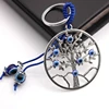 Turkish Blue for Evil Eye Beads Pendant Wall Hanging Decor Lucky Keychain Garden Home for Protection Car Blessing 4