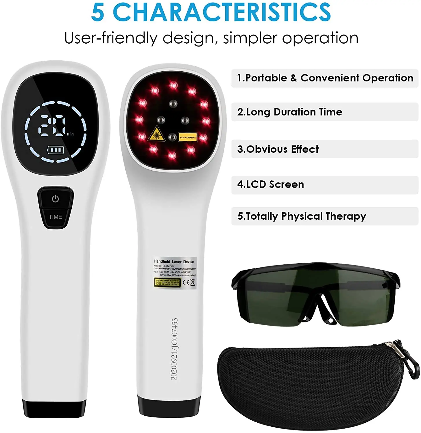 Infrared Pain Relief Massager for Neck, Elbow, Knee, Back, Shoulder Joints-Portable & Effective