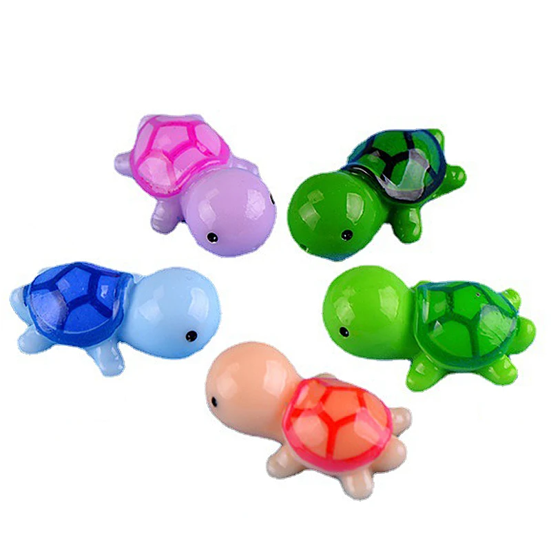 

10PCS Tortoise See Animals Miniatures Cute/fairy Garden Gnome Moss Terrarium Decor Crafts Bonsai Figurine Diy Kawaii Decor