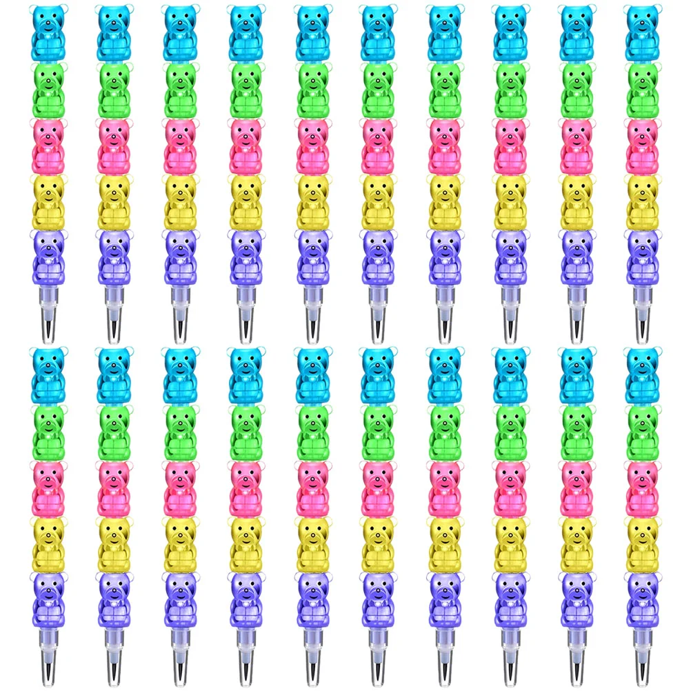 

Building Block Pen Kids Drawing Pencils School Accessories Non Sharpening Supply Stackable