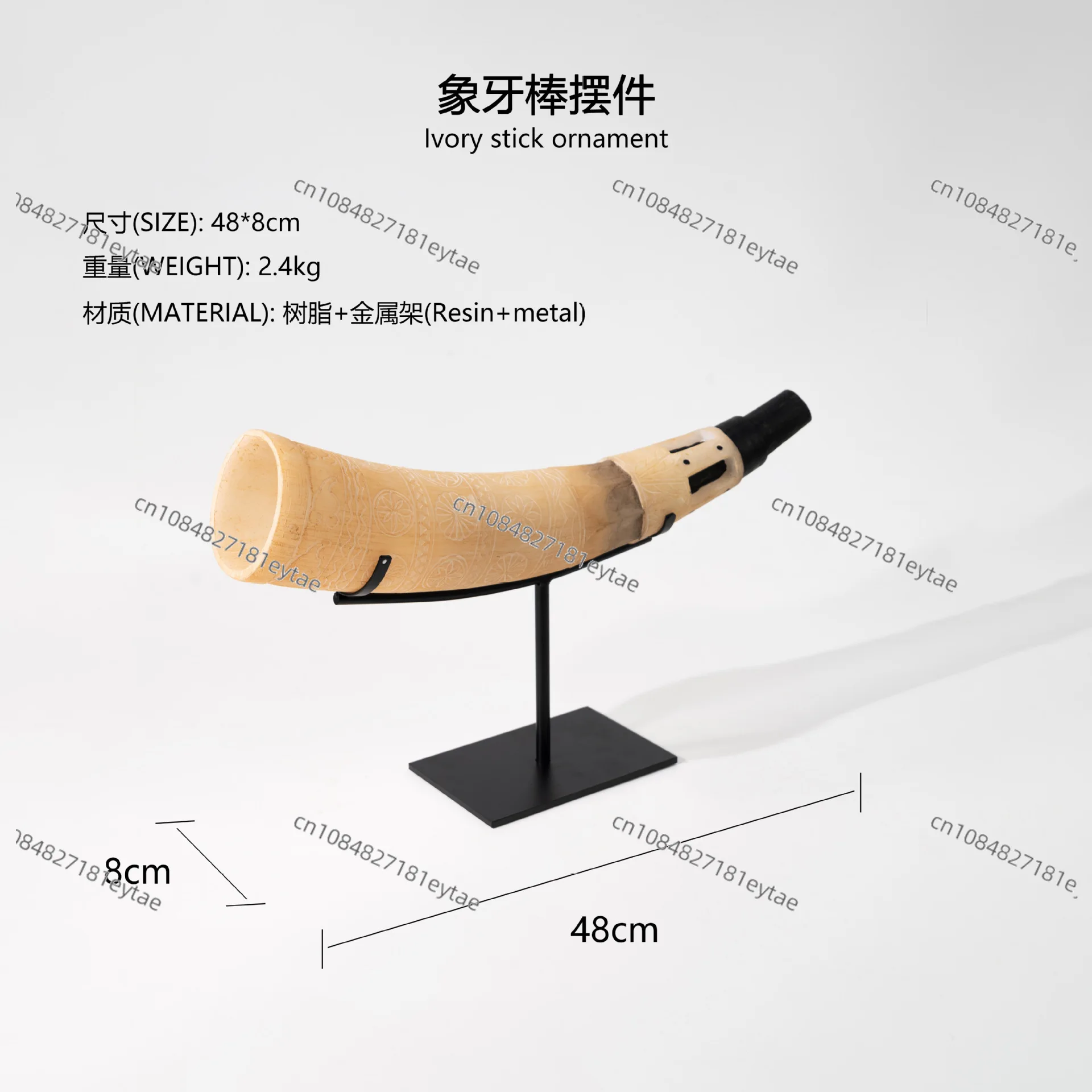 모던 빈티지 아트 핸드메이드 아이보리 스틱 창의적인 데코레이션 (데스크탑, 현관, 가정, 쇼룸용)
