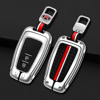 Zinc Alloy Car Remote Key Case Cover Shell Fob For Toyota Corolla Prius Camry CHR C-HR RAV4 Altis Land Cruiser Prado Accessories