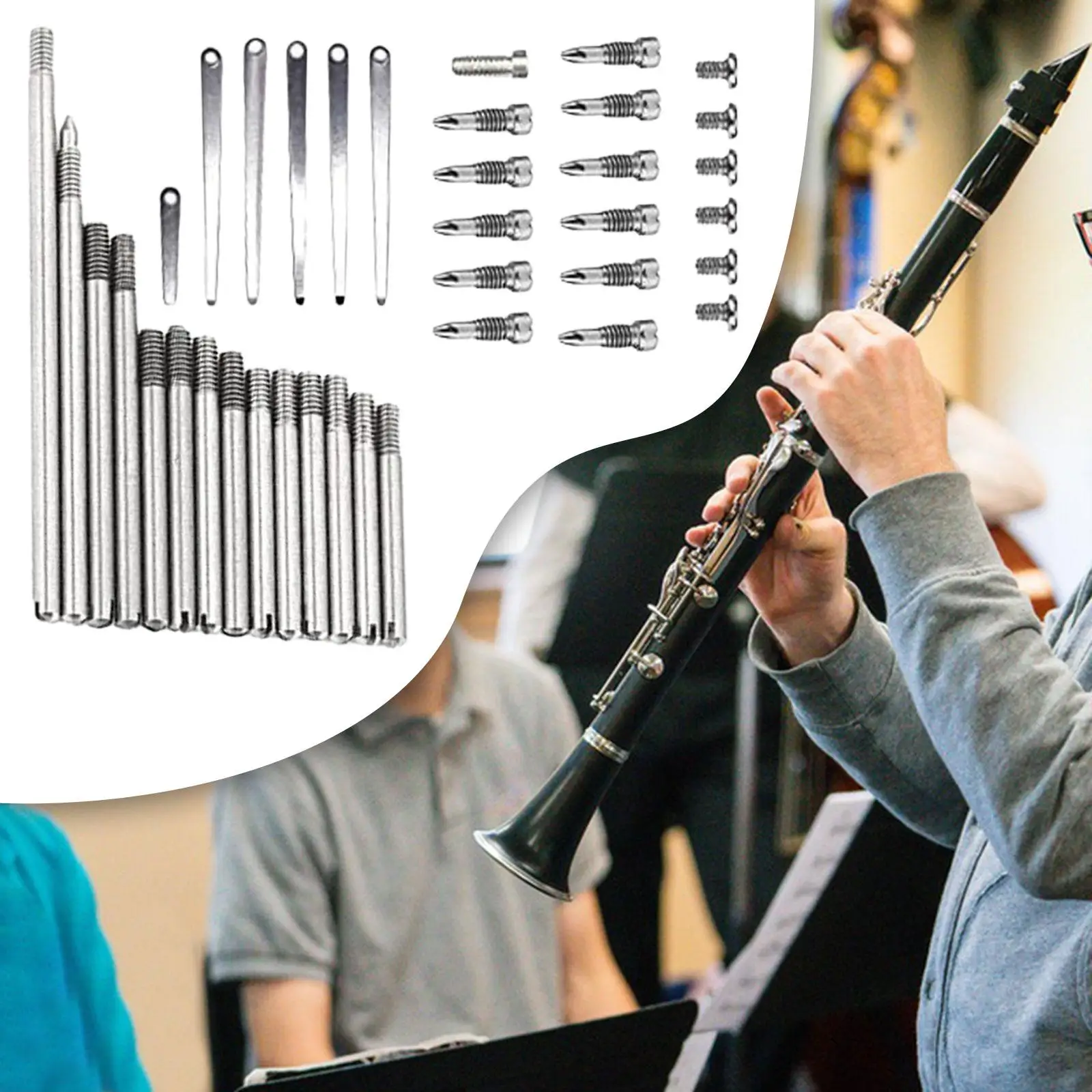 

Clarinet Repair Maintenance Tools Screws Woodwind Instrument Accessories