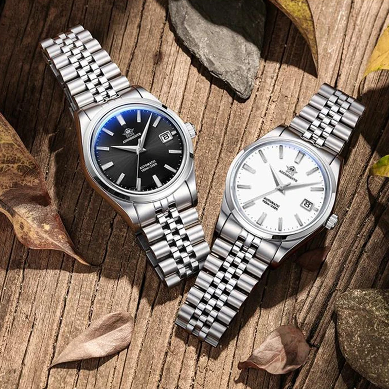 

ADDIESDIVE 39mm Men's watches Automatic Hand winding Analog Mechanical Watch for Men 100m Waterproof Relogio Masculino
