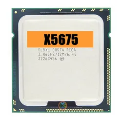 Xeon Processor X5675 (12M Cache, 3.06 GHz, 6.40 GT/s QPI) LGA 1366 Server CPU