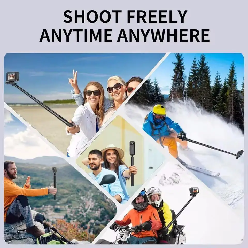 Invisible Selfie Stick for Insta360 X4 X3 Bullet Time Bundle Handle Panoramic Camera Accessorie DJI