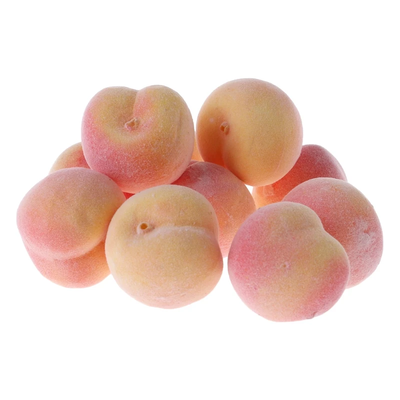 Simulation Artificial Peach 20pcs artificial fruits and vegetables For Fake Fruit Disply Home Party Decor