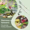 Stainless Steel Reptile Feeding Long Tongs Tweezers For Reptile, Lizards, Spider, Tarantula, Hedgehog, Snake, Aquarium 3