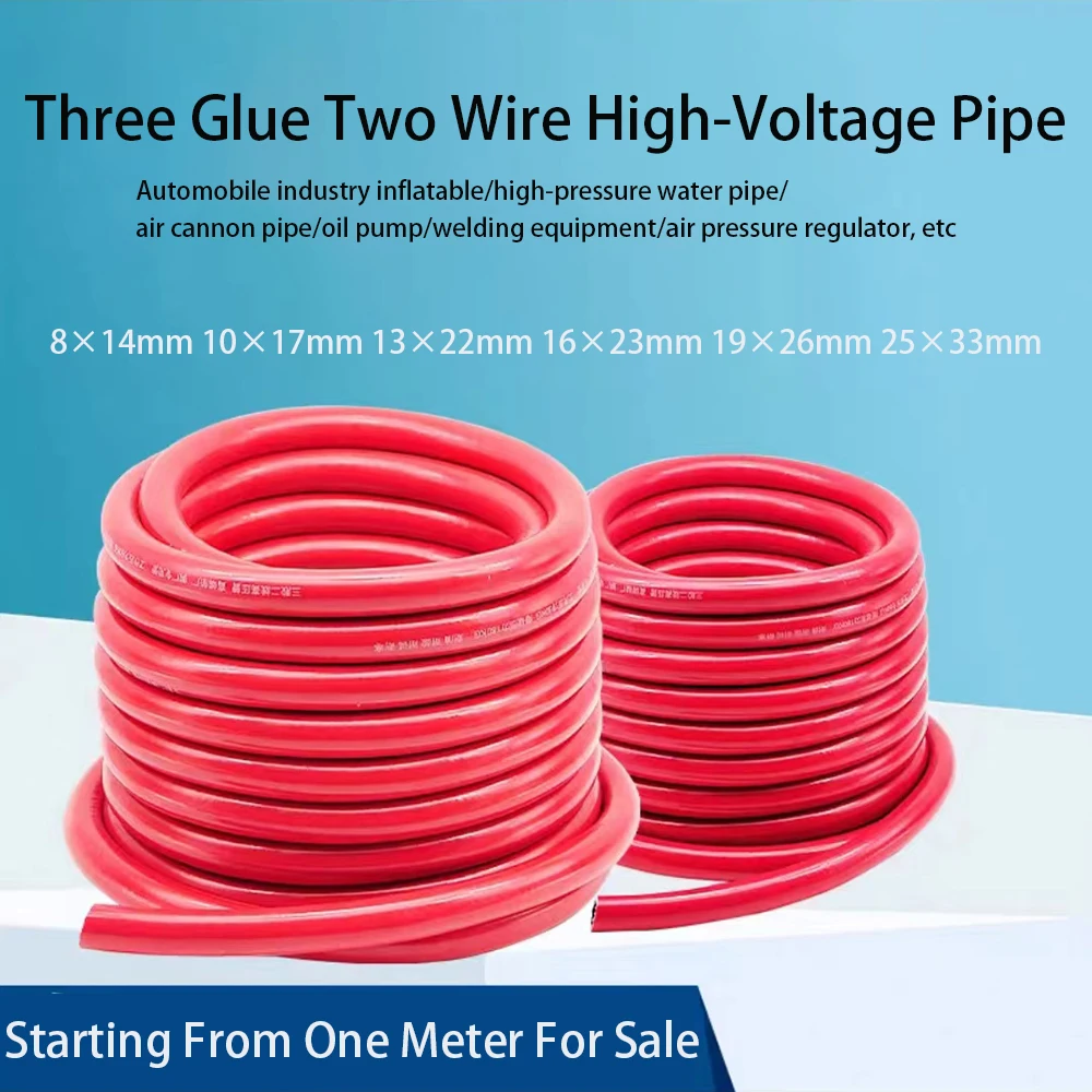 High Pressure Hose Fire Torch Gas Pipe 8mm 10mm 13mm 16mm 19mm 25mm Propane Tube PVC Hose Gas Cutting Welding Accessories