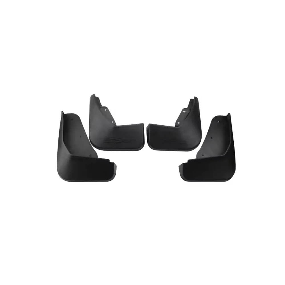 4-Piece Molded Mud Flap Set - Universal Splash Guards and Fender Accessories