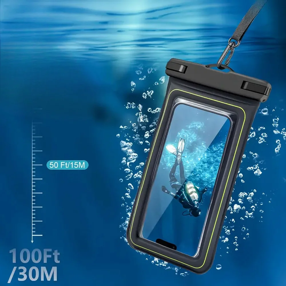 Phone Waterproof Bag - Phone Case with Tether, Essential for Beach, Swimming, Skiing, Drifting, and Surfing - 6