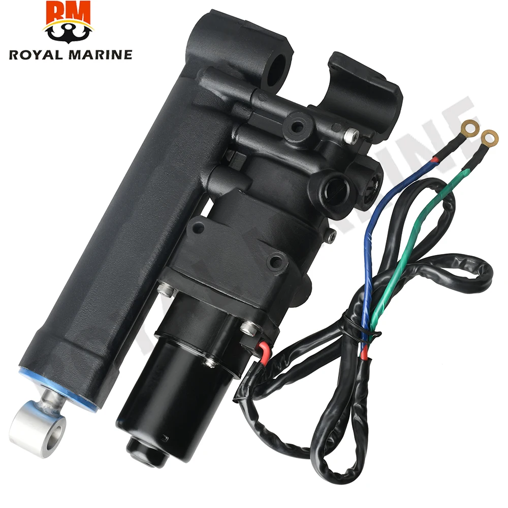 65W-43800 Per Yamaha Fuoribordo 2T 25Hp 30Hp 40Hp 4T F20 F25 Fuoribordo Singolo Ram Power Tilt Trim Unit Colore Nero 65W-43800-02-4D