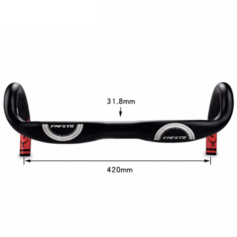 Road Bike Handlebar Bicycle Handle 31.8*420mm Racing Bicycle Bent Handlebar Mtb Bike Accessories