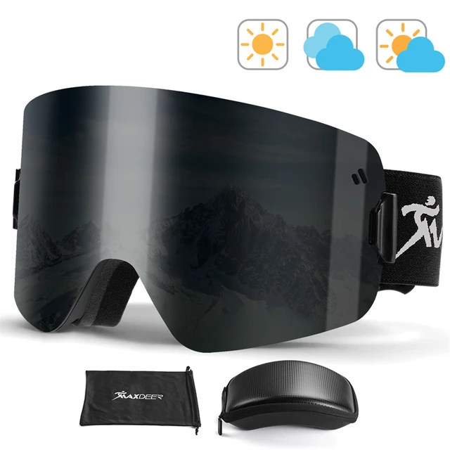 Occhiali da sci lenti magnetiche a doppio strato magnete sci Anti-nebbia Snowboard  uomo occhiali da sci occhiali Oculos Snowboard gafas de esqui - AliExpress