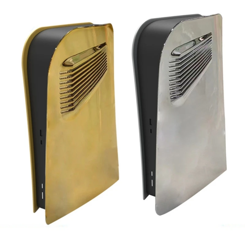 

Electroplating Faceplate Sleeve for Playstation5 with Heat Dissipation Cooling Hole Replacement Plate Accessories